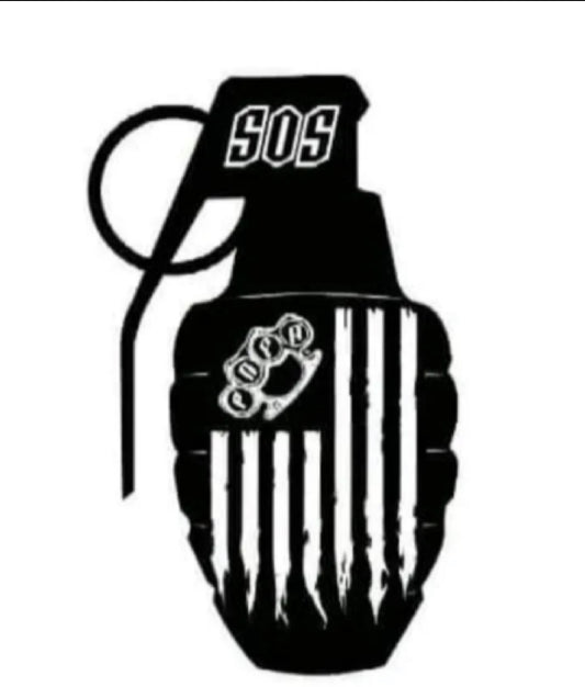 SUPPORT OUR SOLDIERS (S.O.S.)     Brown, digital camo hat.