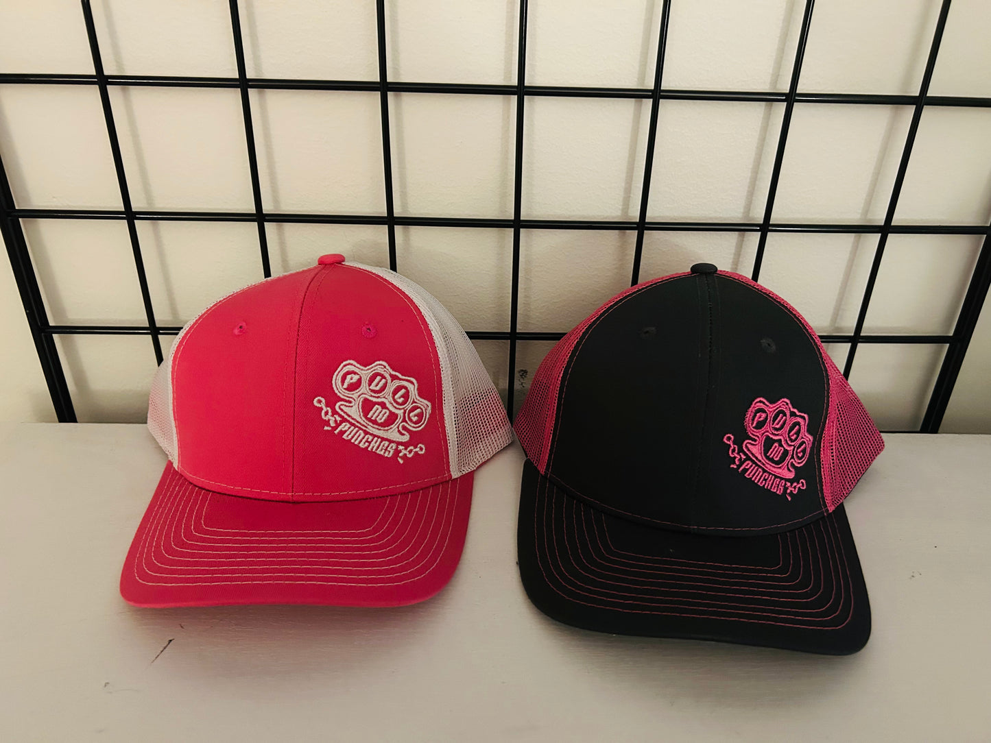 TRUCKER STYLE HAT                              w/mesh back, snapback, and embroidered PNPA logo