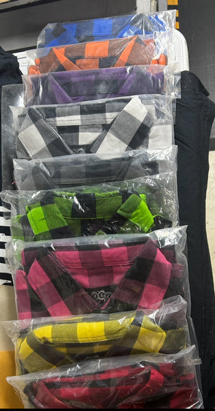 FLANNELS.                 With our woven tag on the pocket.