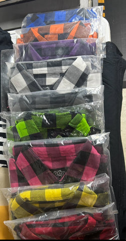 FLANNELS.                 With our woven tag on the pocket.