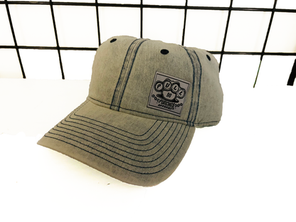 STONEWASHED DENIM HAT. W/PNPA woven tag.
