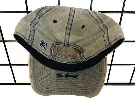 STONEWASHED DENIM HAT. W/PNPA woven tag.