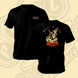 VON DUTCH/ BUILT TO RIDE , BLACK T