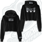 CRUSH-IT             CROPPED HOODIE.           Indicate what color, green, gray, black or camouflage in notes at checkout..