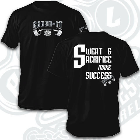 SWEAT & SACRIFICE    INDICATE:                       Tank ,T or Hoodie.           Men’s or ladies.            (choices below 👇🏻 )         & Color.                                In notes at checkout.