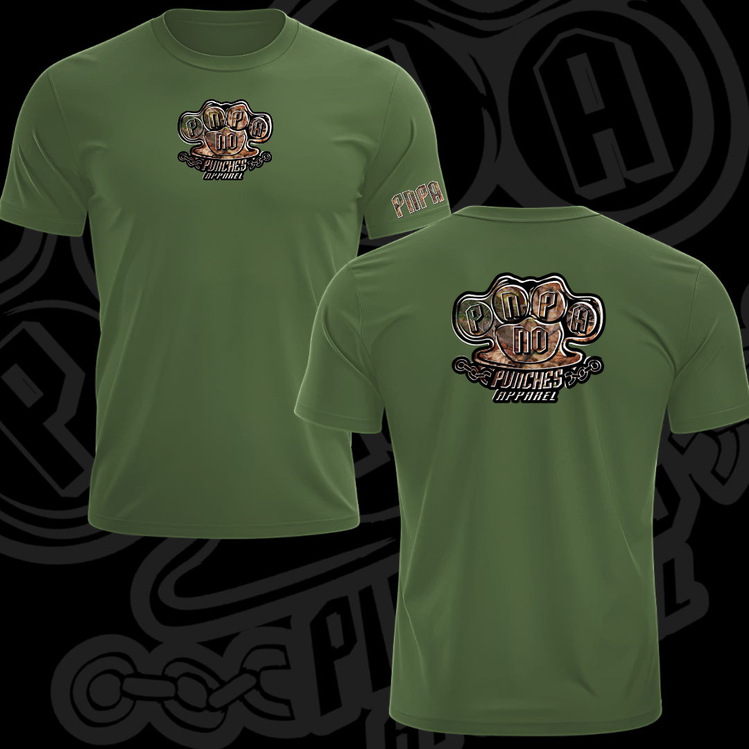 WOODLAND CAMO PNPA LOGO