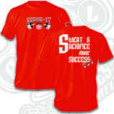 SWEAT & SACRIFICE    INDICATE:                       Tank ,T or Hoodie.           Men’s or ladies.            (choices below 👇🏻 )         & Color.                                In notes at checkout.